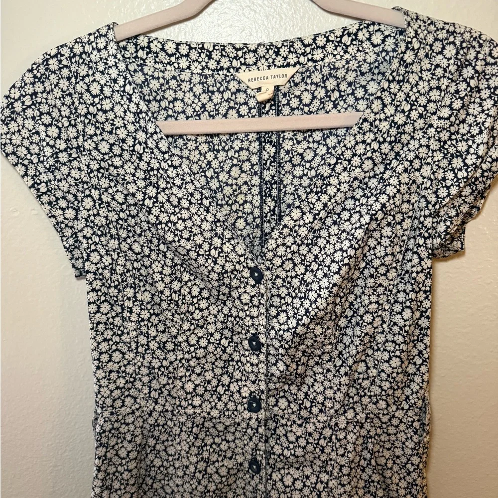 Rebecca Taylor button down sun dress - Picture 5 of 14